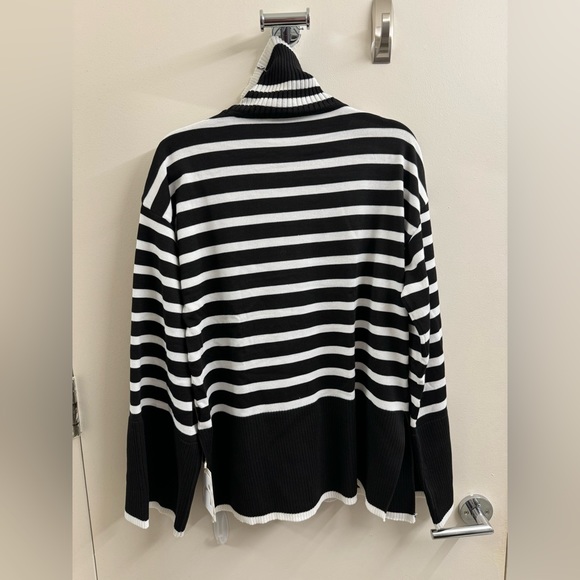 Commense Parisian Stripe Mock Neck Sweater. Only worn once. - Picture 8 of 8